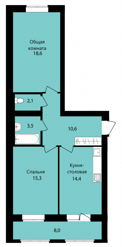 ЖК "На Филатова", ул. Филатова, д. 15 (пл. 2), 64