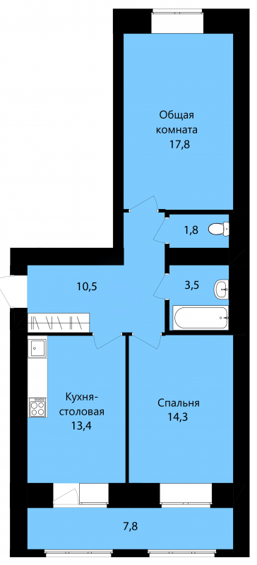 ЖК "На Филатова", ул. Филатова, д. 15 (пл. 2), 7