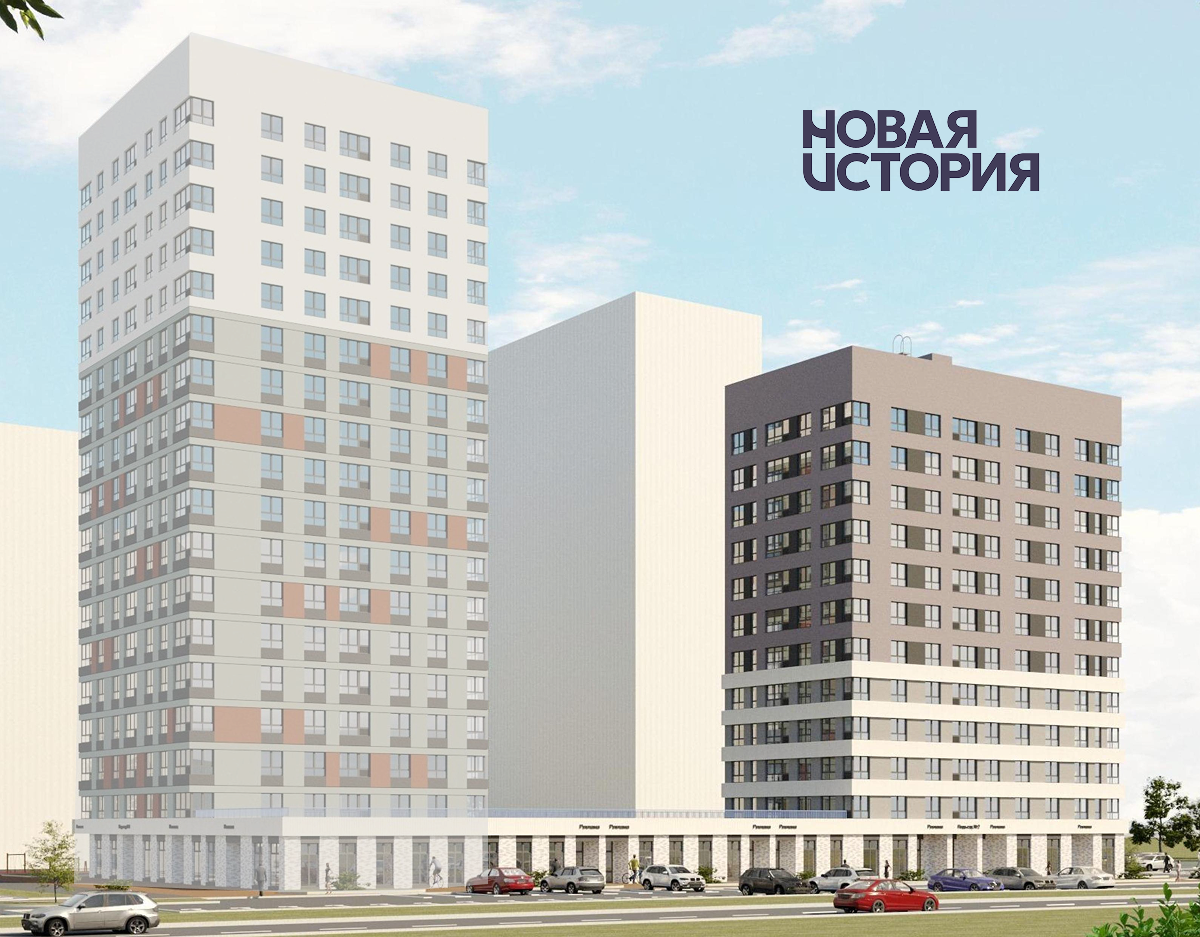 квартиры в новостройке ЖК «Новая история» в 3 микрорайоне, площадка 3/2, секция 2 картинка